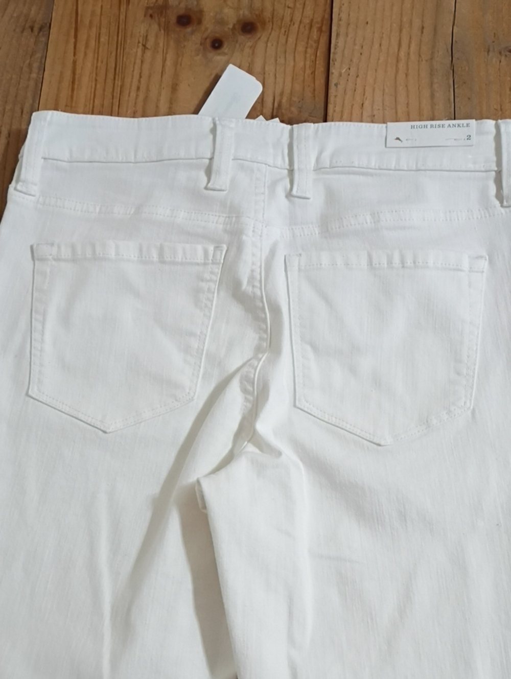 Tommy Bahama White Ella Twill High Rise Ankle Jeans Size 2/28" NWT - Picture 5 of 11